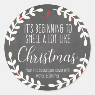 It's beginning to smell like Christmas Sticker 2