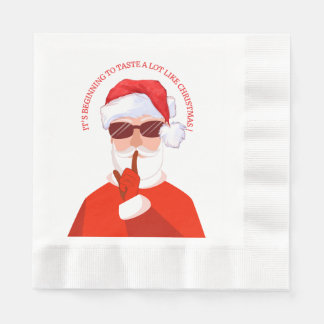 It's beginning to taste like Christmas Napkin