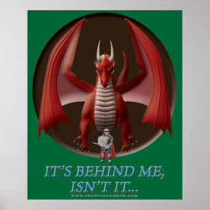 It's Behind Me Poster