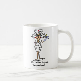 It's better to give than recieve! coffee mug