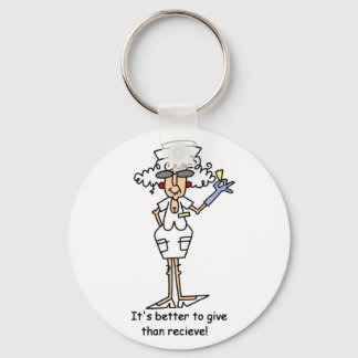 It's better to give than recieve! key ring