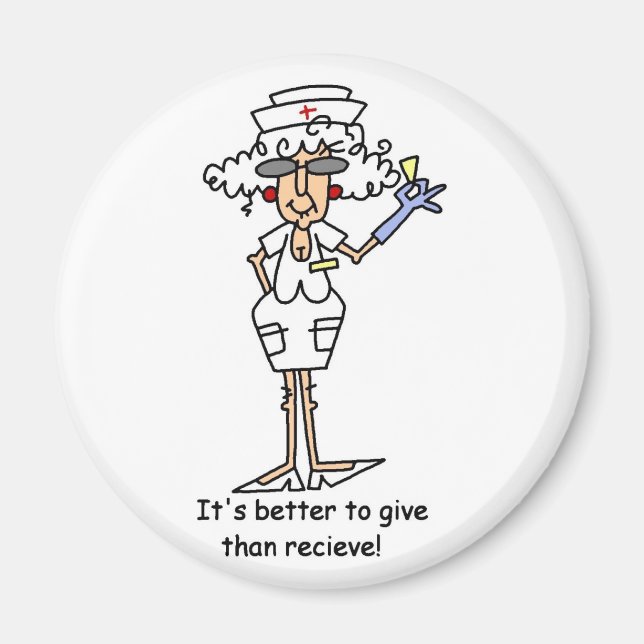 It's better to give than recieve! magnet (Front)