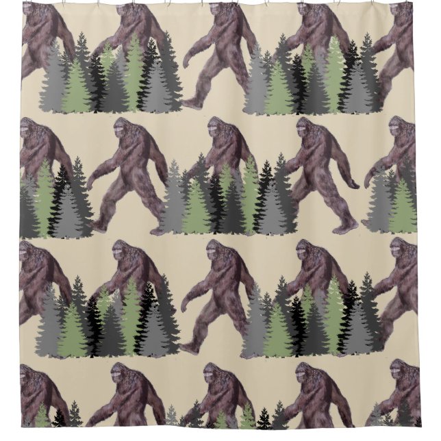 It's Big Foot Country Shower Curtain (Front)