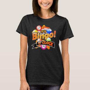 It's Bingo O'clock Granpa Boardgame Father Day T-Shirt