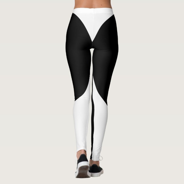IT'S BLACK IT'S WHITE leggings (Back)