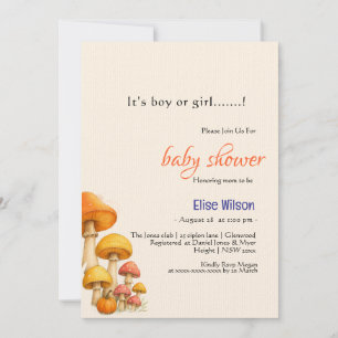 It's boy or girl fairytale baby shower invitation