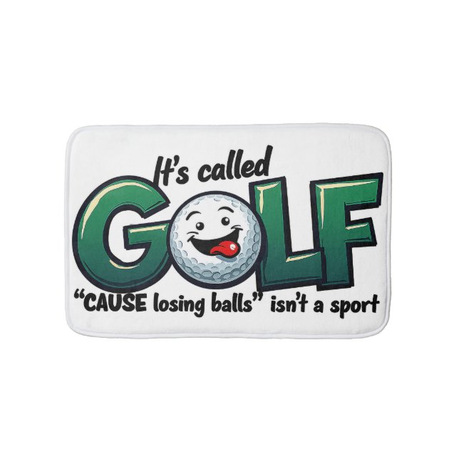 It's Called Golf Funny Bathroom Decor Bath Mat (Front)