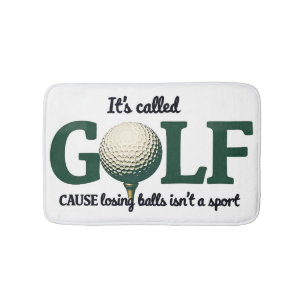 It's Called Golf Funny Bathroom Decor Bath Mat
