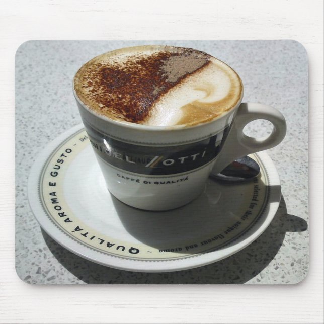 It's Cappuccino Time Mouse Mat (Front)