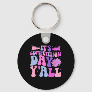 It's Cheer Competition Day Cheerleading Comp Day C Key Ring
