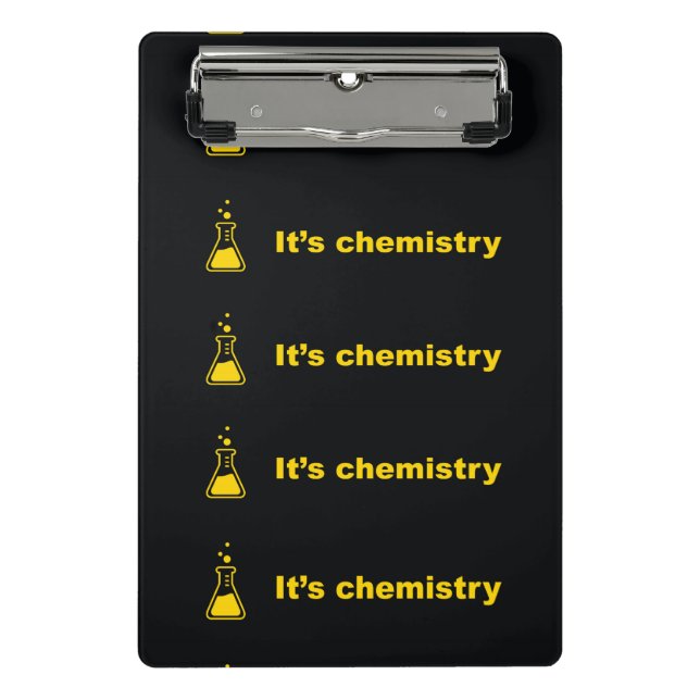 It's Chemistry Mini Clipboard (Front)