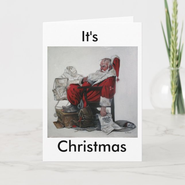 It's Christmas Holiday Card (Front)