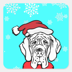 It's Christmas Time Square Sticker