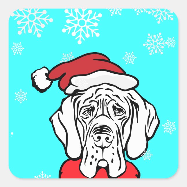 It's Christmas Time Square Sticker (Front)