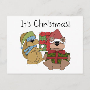 It's Christmas Tshirts and Gifts Holiday Postcard