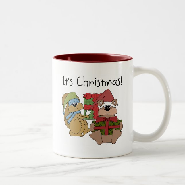 It's Christmas Tshirts and Gifts Two-Tone Coffee Mug (Right)