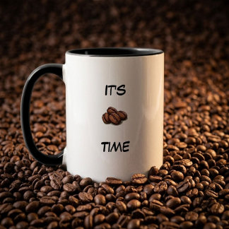 ☕ It's Coffee Time Mug – Fun Coffee Lover Gift