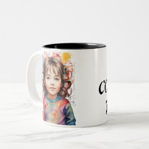 IT'S COFFEE TIME Two-Tone COFFEE MUG