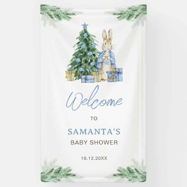 It's Cold Outside Baby Shower Welcome Banner (Vertical)