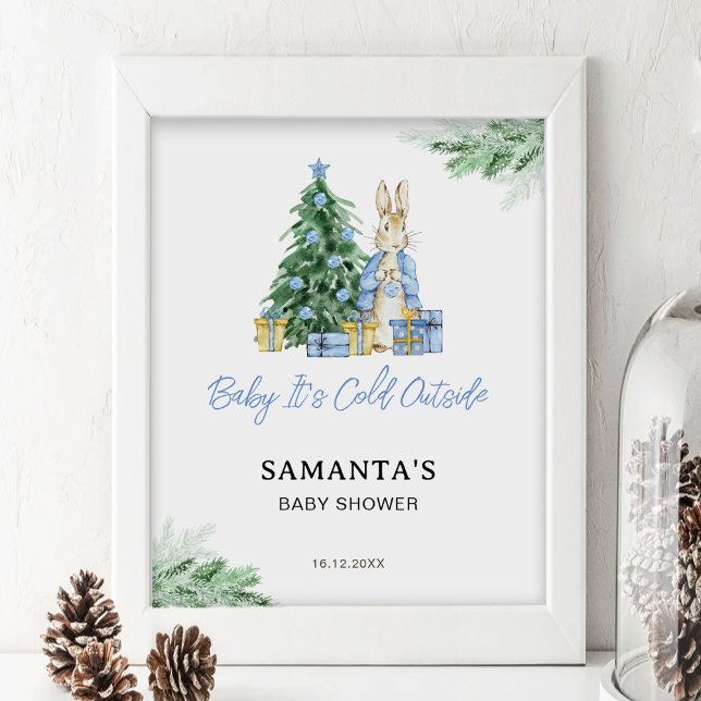 It's Cold Outside Baby Shower Welcome Sign (Creator Uploaded)