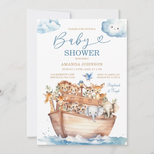 It's Cold Outside Christmas Ornaments Baby Shower Invitation (Front)