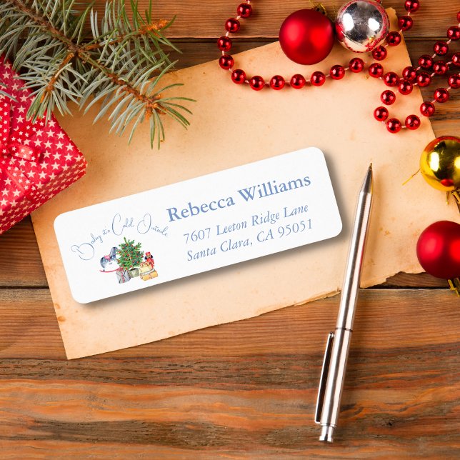 It's Cold Outside Christmas Tree Boy Baby Shower  (Creator Uploaded)