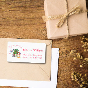 It's Cold Outside Winter Pink Girl Baby Shower Label