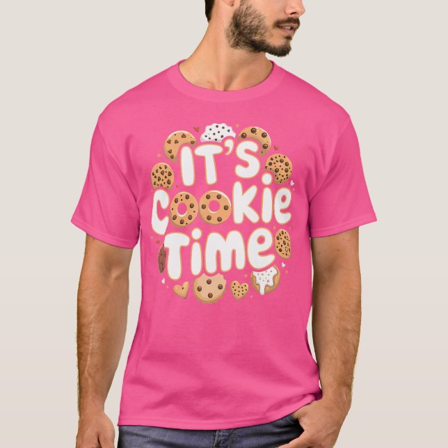 It'S Cookie Time Scout Girl Funny Cookie Dealer Ca T-Shirt (Front)