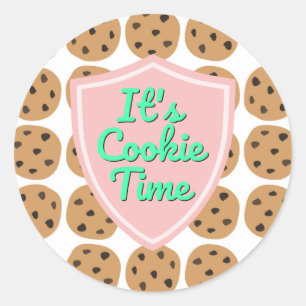 It's cookie time Troop Beverly Hills Classic Round Sticker