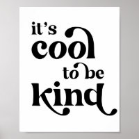 It's Cool to be Kind Vintage Retro Font