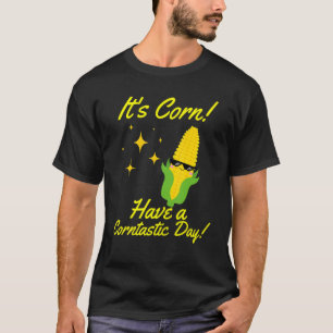 It's Corn Word Pun Corntastic Day Costume  Kids Wo T-Shirt