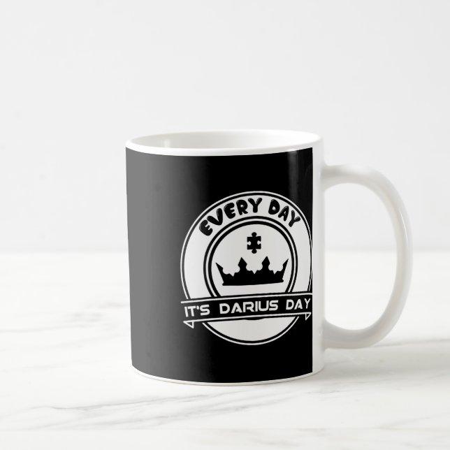 It's Darius Day Funny Meme – Celebrate Love  Coffee Mug (Right)