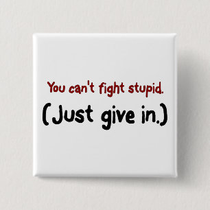 It's easier to just give in to the stupid 15 cm square badge