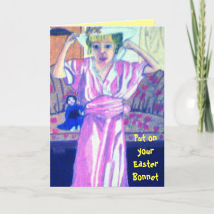 IT'S EASTER BONNET TIME card