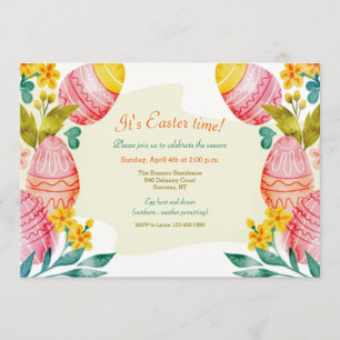 It's Easter Time Invitation