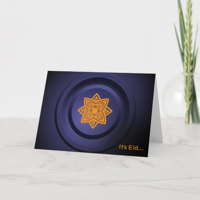 It's Eid - Islamic greeting card (Front)