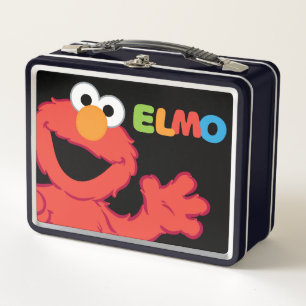 It's Elmo Metal Lunch Box