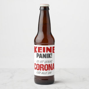 It's enough corona for everyone beer bottle label