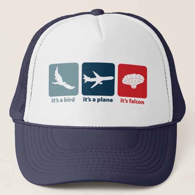 It's Falcon (the Balloon Boy)! Trucker Hat (Front)