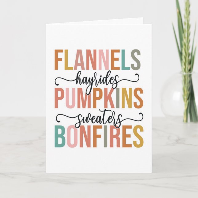 It's Fall Again Card (Front)