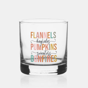 It's Fall Again Whiskey Glass