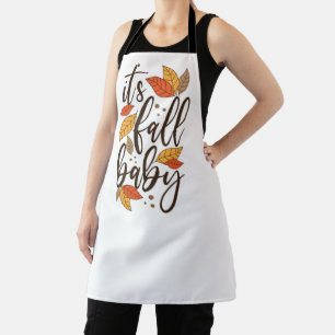 It's Fall Baby Apron