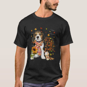 It's Fall Y All Dog Thanksgiving Halloween   T-Shirt