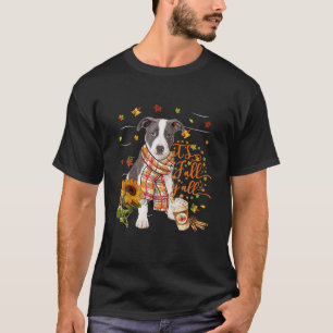 It's Fall Y All Pitbull Dog Thanksgiving Halloween T-Shirt