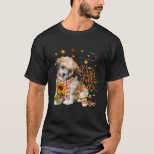 It's Fall Y All Shichon Dog Thanksgiving Halloween T-Shirt