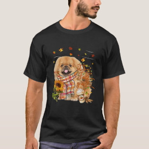 It's Fall Y All TAN Pekingese Dog Thanksgiving T-Shirt