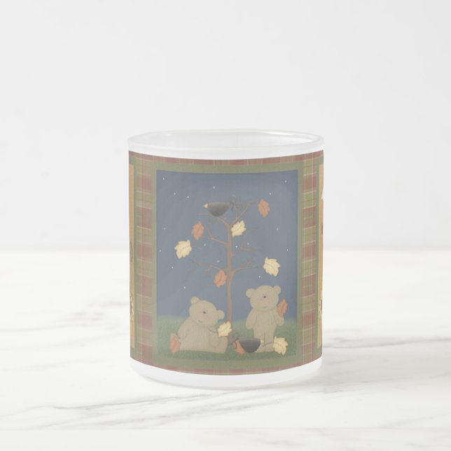 "It's Fall Y'all" Autumn Teddy Bear Mug (Center)