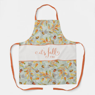 it's fall y'all Autumn typography Apron