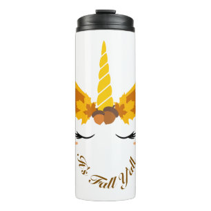 It's Fall Y'all Autumn Unicorn Stainless Tumbler