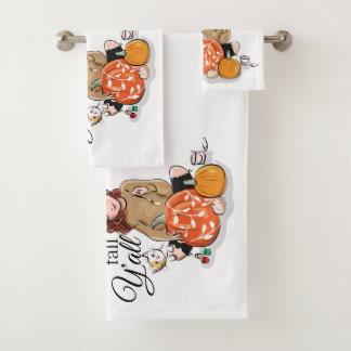 It's Fall Y'all Bath Towel Set